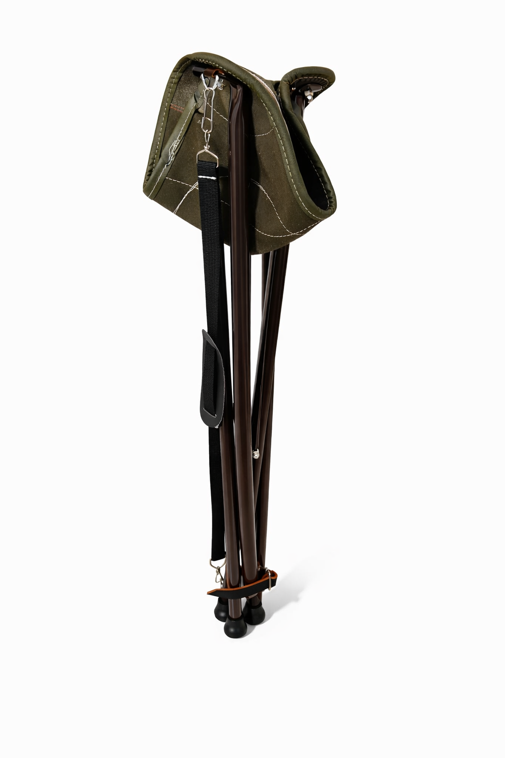 Huntra Heritage Canvas & Leather Folding Tripod Stool